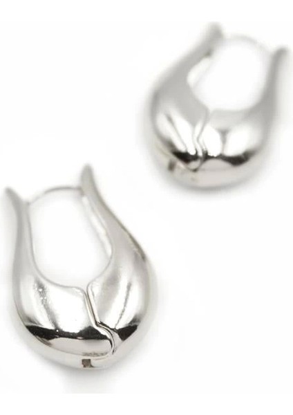 Lale Küpe - Gümüş