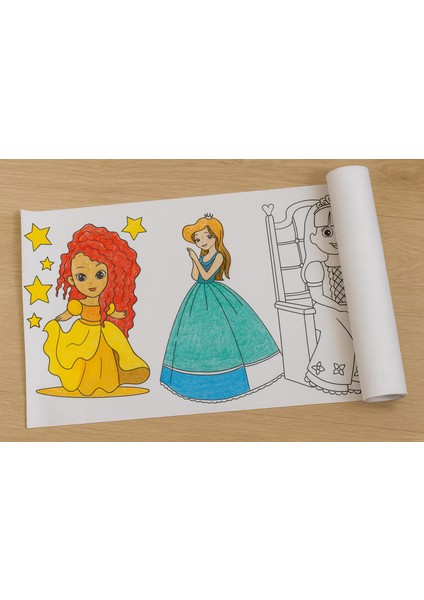 Güzel Prensesleri Boyuyorum – 5 Metre Dev Boyama Rulosu | Çocuklar İçin Prenses Temalı Boyama Kağıdı | Okul Öncesi Eğitim, Parti Etkinliği, Yaratıcı Aktivite ve Sanat Çalışması fiyatları