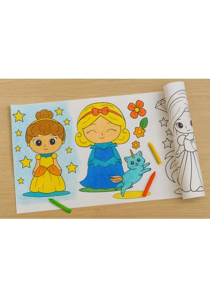 Güzel Prensesleri Boyuyorum – 5 Metre Dev Boyama Rulosu | Çocuklar İçin Prenses Temalı Boyama Kağıdı | Okul Öncesi Eğitim, Parti Etkinliği, Yaratıcı Aktivite ve Sanat Çalışması indirimleri