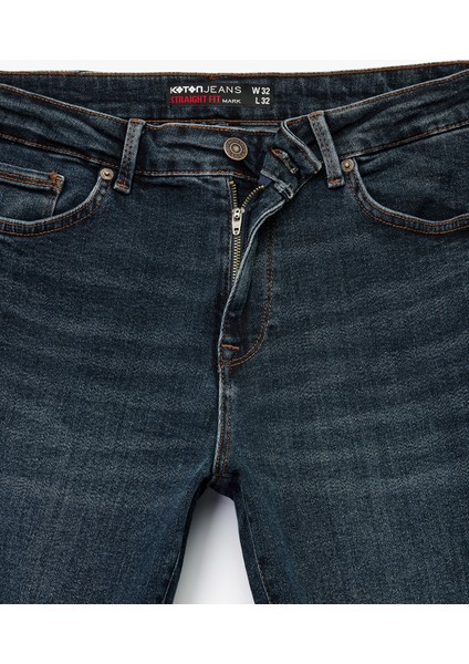 Normal Bel Straight Fit Jean Pantolon - Mark Jean indirimleri