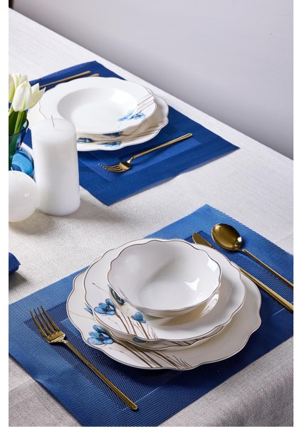 Porselen Donato Bone 24 Parça 6 Kişilik Yemek Takımı