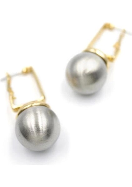 Top Küpe - Gümüş