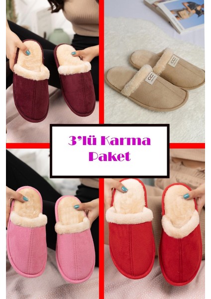 Içi Kürklü Ev Terliği Çeyiz Bohça Terliği Misafir Terliği Hafif Sesiz Taban fiyatları