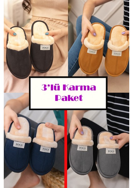 Içi Kürklü Ev Terliği Çeyiz Bohça Terliği Misafir Terliği Hafif Sesiz Taban fırsatları