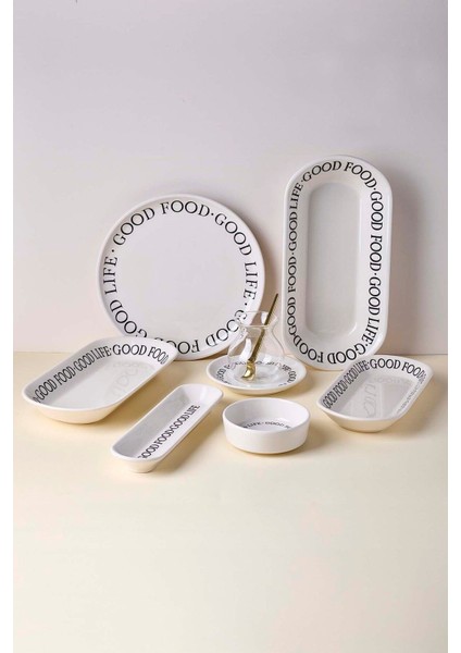 Good 37 Parça 6 Kişilik Stackable Kahvaltı Takımı ve Sunum Seti fırsatları