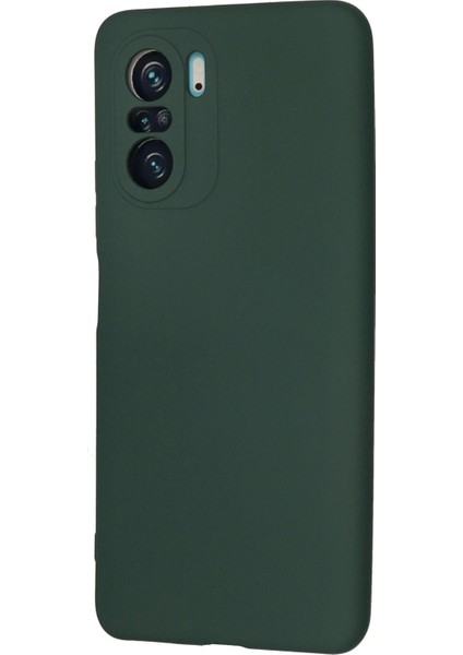 Newface Xiaomi Poco F3 Kılıf Nano Içi Kadife Silikon - Koyu Yeşil fiyatları