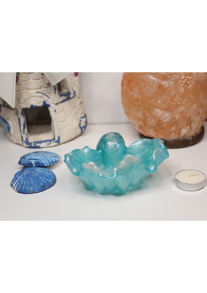 El Yapımı Epoksi Reçine Şık Tasarım Saksı/dekoratif Objeler (Çiçeksiz) - Kadın Emeği