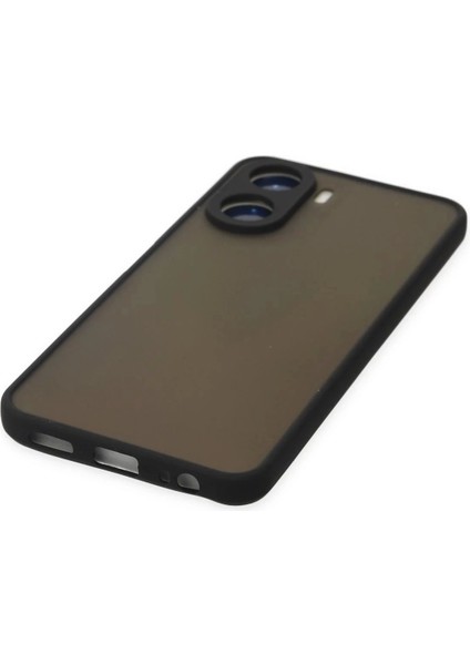 Newface Vivo Y16 Kılıf Montreal Silikon Kapak - Siyah indirimleri