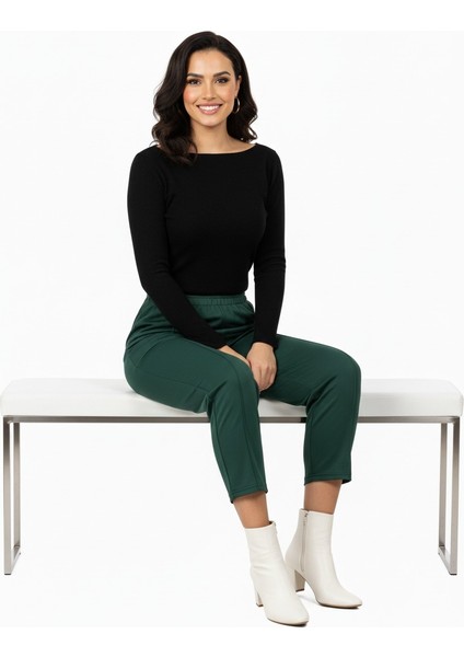 Kadın Rahat Kesim Likralı Pantolon modelleri