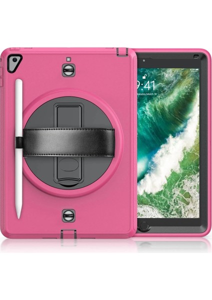 Newface iPad 5 Air 9.7 Kılıf Strap-C Otterbox Tablet Kapak - Pembe fiyatları