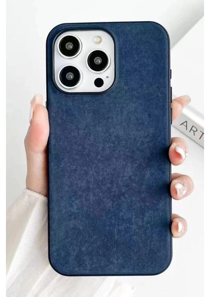 Newface iPhone 15 Pro Max Kılıf Karen Magsafe Kapak - Lacivert