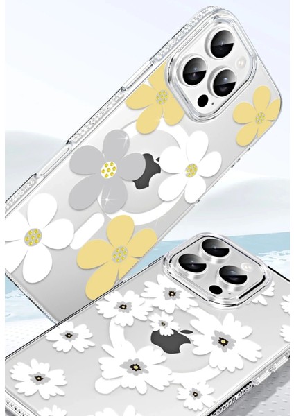 Joko Apple iPhone 14 Pro Max Floral Magsafe Kapak - Turuncu fiyatları