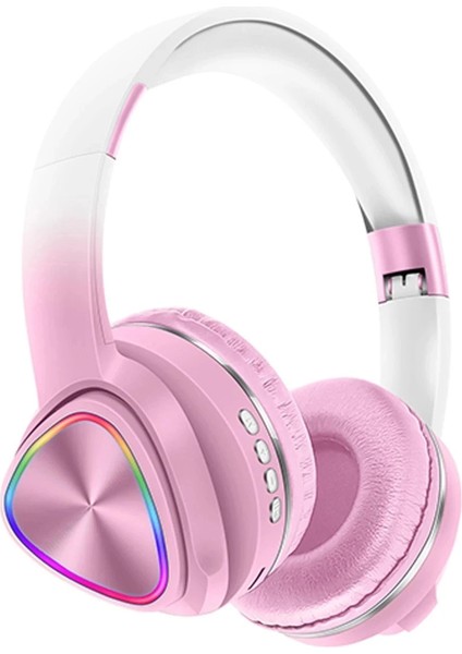 Karler Bass Tune 650 Bt Rgb Kablosuz Kafaüstü Kulaklık - Pembe