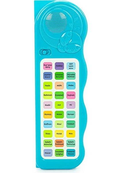 Eğitici Sesli Kısa Sûreler ve Dualar Cihazı - Mavi