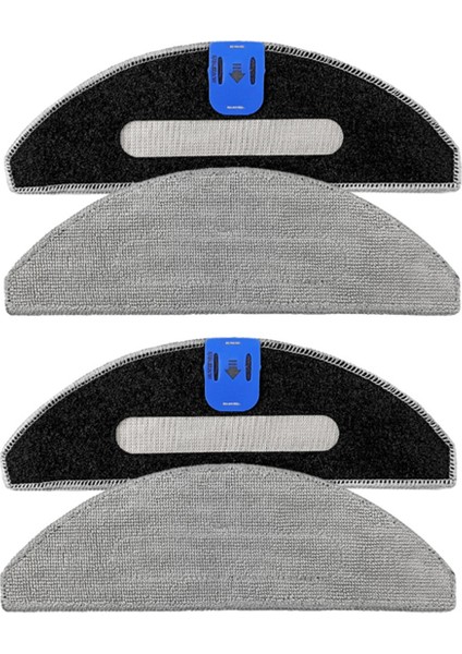 4 Adet Yedek Mikrofiber Paspas Pedi Combo I5+/ I5/ J5+/ J5 Robot Vakum Paspas Yıkanabilir ve Yeniden Kullanılabilir (Yurt Dışından)