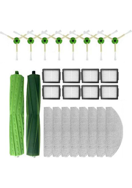 Combo J5 / J5 Plus Için Uygun Silindir Yan Fırça Filtre Paspas Bezleri Robot Süpürgeler Aksesuarları Yedek Parça (Yurt Dışından)