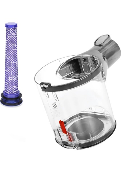 Dyson V6 DC58 DC59 DC62 DC74 Elektrikli Süpürge Için Toz Kutusu, A Arayüz Toz Kutusu Yedek Parçaları, Parça NO.965660-01 (Yurt Dışından)