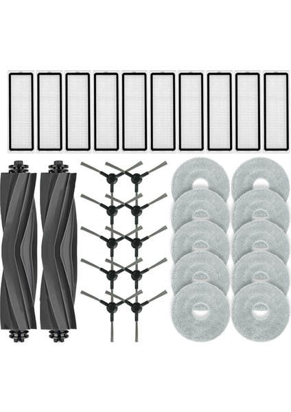Dreame L10S Pro Gen 2 Elektrikli Süpürge Yedek Parçaları Için 32 Adet Aksesuar Seti Ana Yan Fırça Filtresi Paspas Bezi (Yurt Dışından)