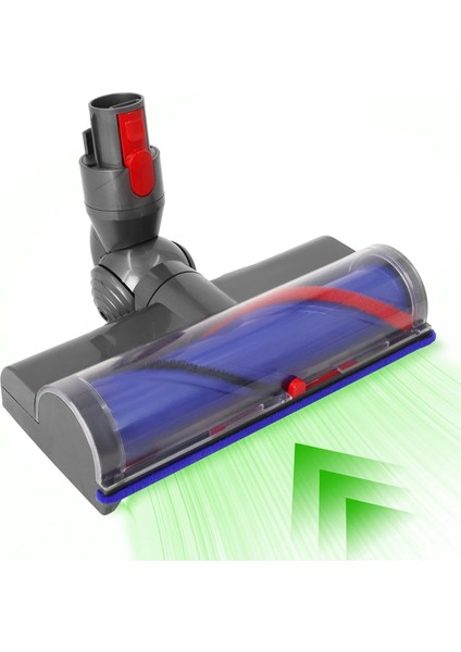 Dyson V7 V8 V10 V11 V15 SV10 SV11 SV12 Serisi Elektrikli Süpürge Parçaları Için Yedek Fırça Başlığı, Doğrudan Tahrikli Fırça (Yurt Dışından)