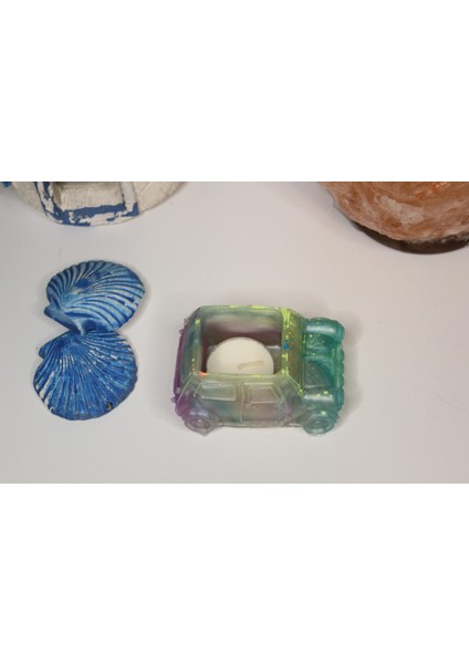 El Yapımı Epoksi Reçine Şık Tasarım Saksı/dekoratif Objeler (Çiçeksiz) - Kadın Emeği