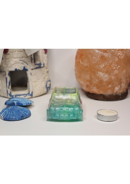 El Yapımı Epoksi Reçine Şık Tasarım Saksı/dekoratif Objeler (Çiçeksiz) - Kadın Emeği