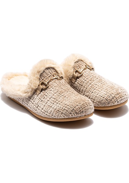 Hilary Kadın Ev Terliği Bej 37/41 GG0015