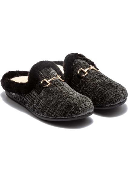 Hilary Kadın Ev Terliği Siyah 37/41