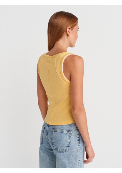 21087 Kontrast Fitilli Atlet-Sarı fiyatları