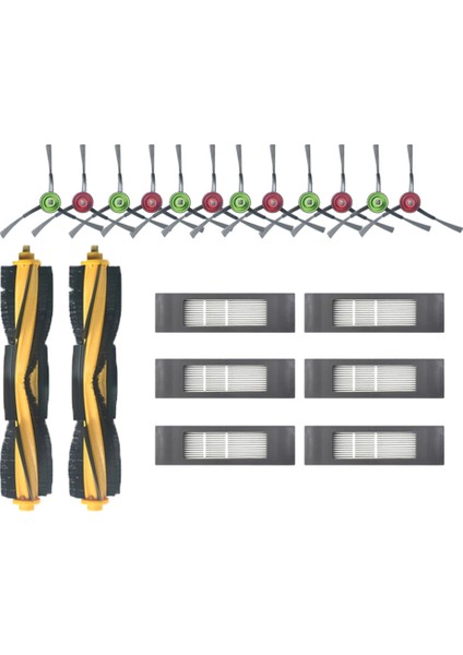 Ozmo 920 950 T8 T9 Max N8PRO Robot Süpürge Ana/yan Fırça Hepa Filtresi Için (Yurt Dışından)