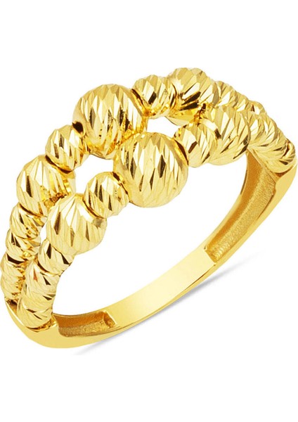 Dorika Altın Yüzük 14 Ayar