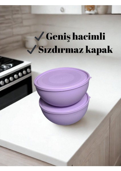 Geniş Hacimli ve Sızdırmaz Kapaklı Saklama Kabı - Pratik ve Dayanıklıkrem Rengi
