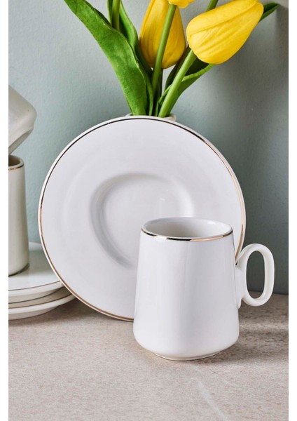 Pure 6 Kişilik Porselen Kahve Fincanı Takımı fiyatları