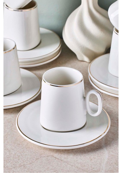 Pure 6 Kişilik Porselen Kahve Fincanı Takımı fırsatları