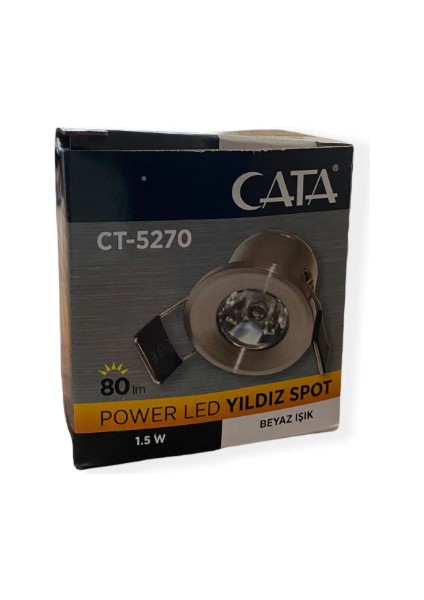 CT-5270 1,5W Power Led’li Yıldız Spot Armatür (10’lu) fiyatları