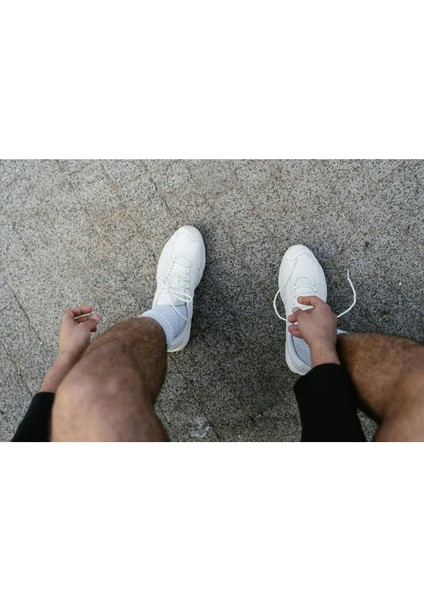 6'lı Paket Unisex Kolej & Tenis Çorabı Düz Renk Beyaz | Pamuklu Uzun (Kadın & Erkek) indirimleri