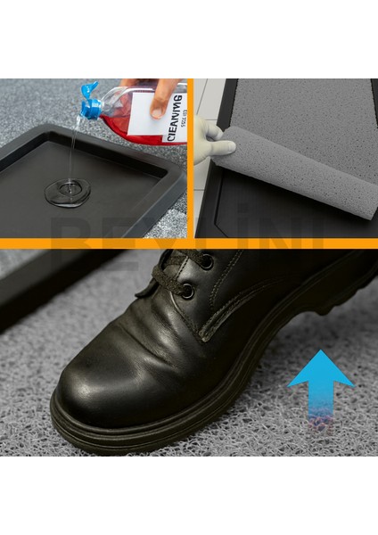 Dezenfektan Hijyen Paspası Dış Kapı Ev Ofis Apartman Giriş Halısı Kıvırcık Paspas Kaydırmaz Havuzlu modelleri