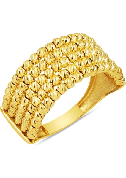 5 Sıra Dorika Altın Yüzük 14 Ayar