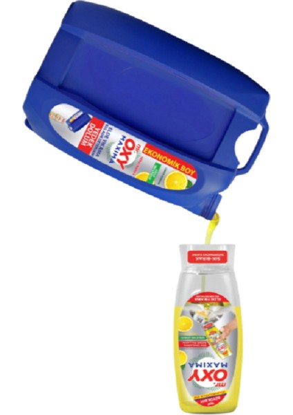 Mr. Oxy Maxıma Elde Yıkama Bulaşık Deterjanı Yedek Dolum 3500 ml +500 ml Limon Kokulu (Sarı) fiyatları