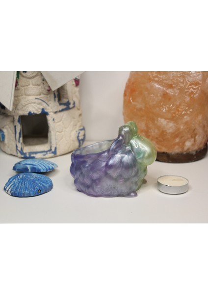 El Yapımı Epoksi Reçine Şık Tasarım Saksı/dekoratif Objeler (Çiçeksiz) - Kadın Emeği indirimleri