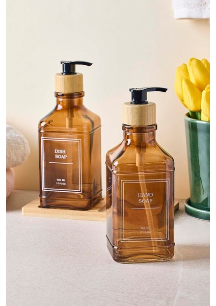 Rogan Amber 2 Li Bambu Tepsili Sıvı Sabunluk Seti fiyatları