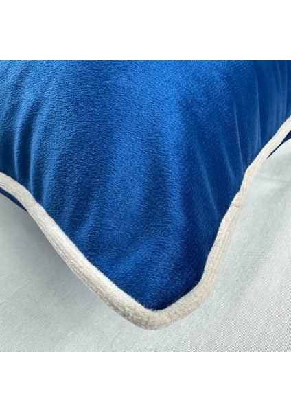 Kadife Biyeli Kırlent Kılıfı 40X40 4lü