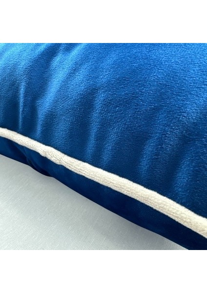 Kadife Biyeli Kırlent Kılıfı 40X40 4lü