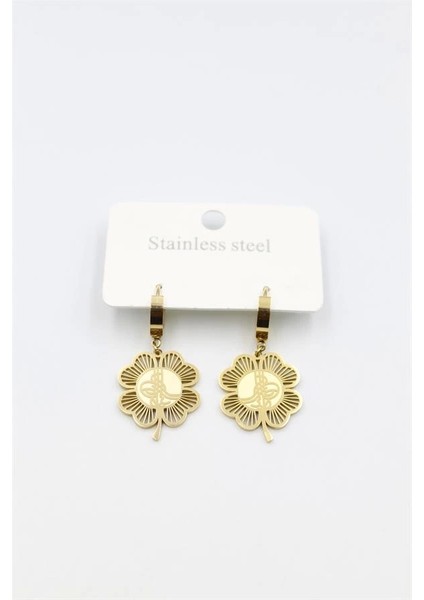 Tuğra Yonca Küpe - Altın fiyatları