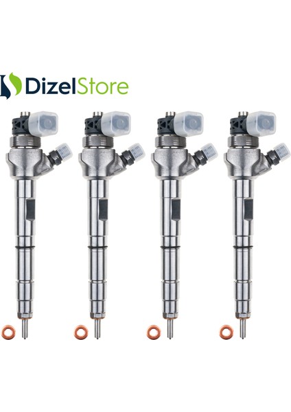 4x 0445110469 Bosch Enjektör Audi A3 Seat Alhambra Vw Caddy 2.0 Tdı 04L130277AC fiyatları