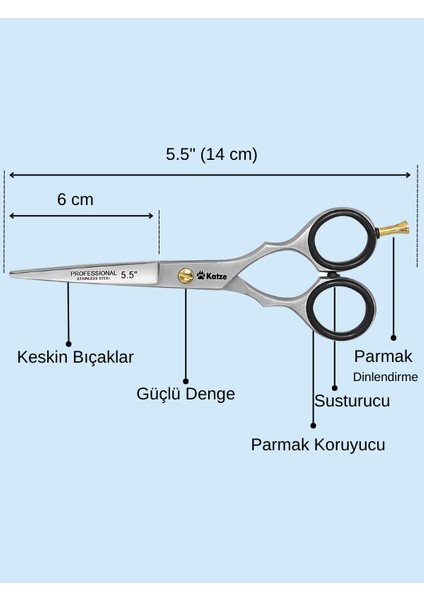 Profesyonel Saç Kesim Makası 5.5 inç Jilet Keskinliği Berber Makası Japon Paslanmaz Çelik Elle Bilenmiş fiyatları