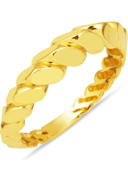 Italyan Burma 14 Ayar Altın Yüzük