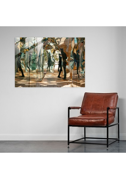 Ayna Labirenti Sürrealizm Cam Duvar Sanatı - Salvador Dali Modern Sanat Ev Dekorasyonu fiyatları