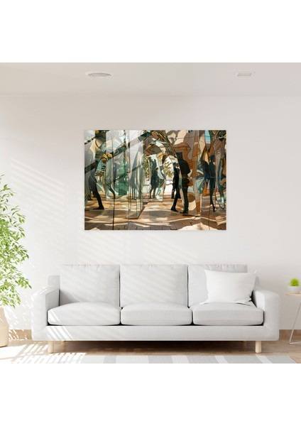 Ayna Labirenti Sürrealizm Cam Duvar Sanatı - Salvador Dali Modern Sanat Ev Dekorasyonu modelleri