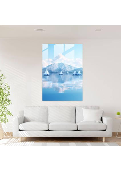 Origami Tekneleri Cam Duvar Sanatı - Huzur Doğa fiyatları