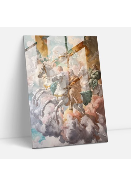 Raffaello Sanzio Duvar Dekoru - Ev Dekorasyonu Cam Tablo Sanatı